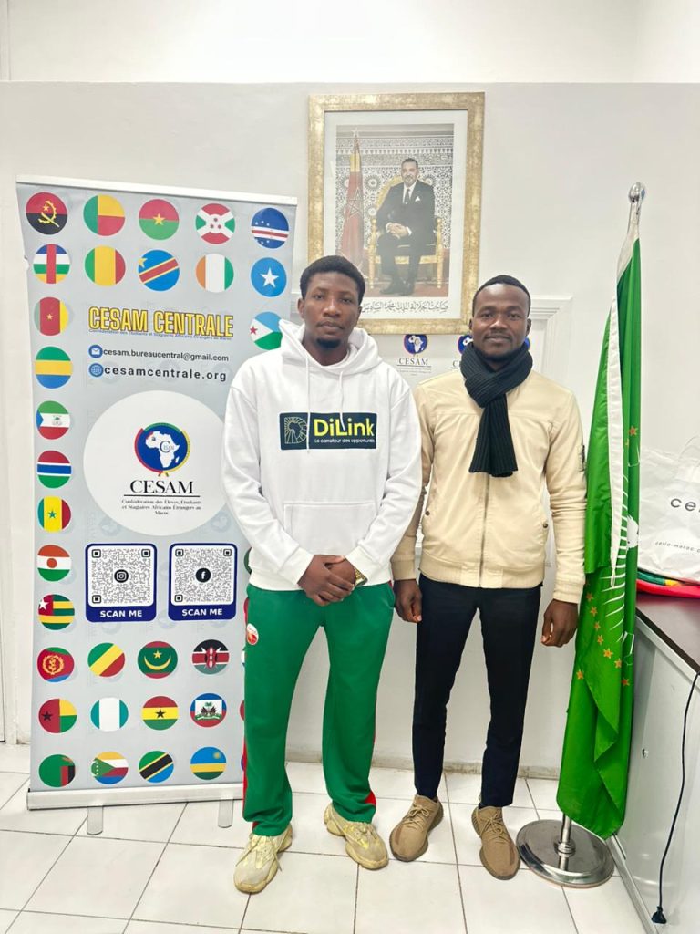 Dilnik et le président de la CESAM Centrale à Rabat