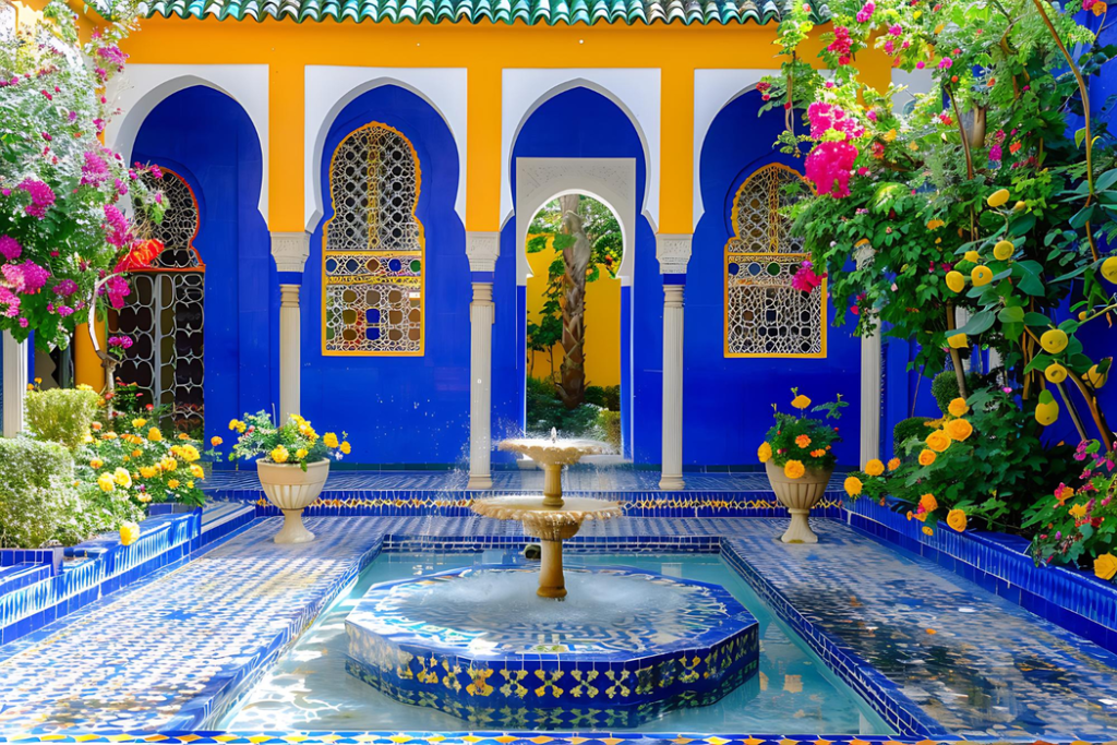 Jardin Majorelle Marrakech bleu cobalt YSL